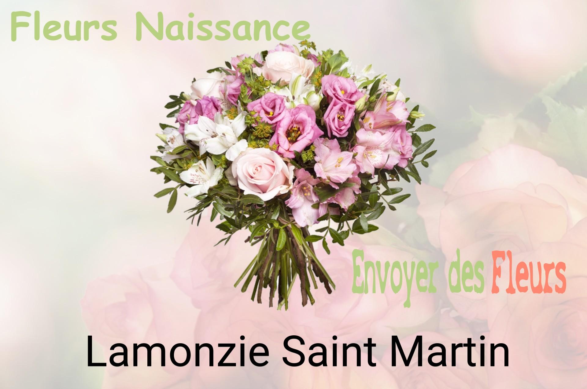 Bouquet de fleurs de naissance livré à Lamonzie-Saint-Martin